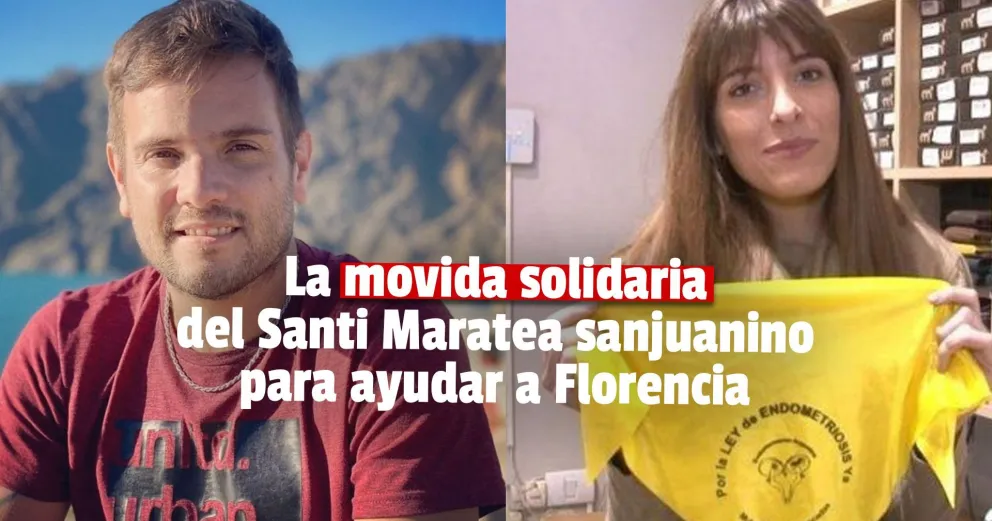 A lo Santi Maratea un sanjuanino junta fondos para ayudar a Florencia Genovart
