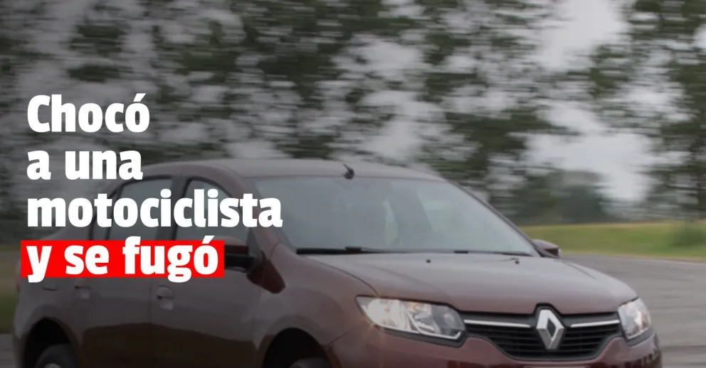 Participó de un siniestro vial y se dio a la fuga