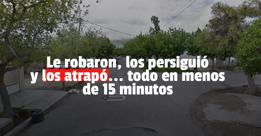 Le desvalijaron el auto, los persiguió y los atrapó
