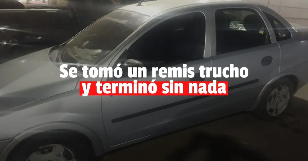 Un remisero le robó $80.000 a un pasajero y lo detuvieron a la semana de cometer el delito