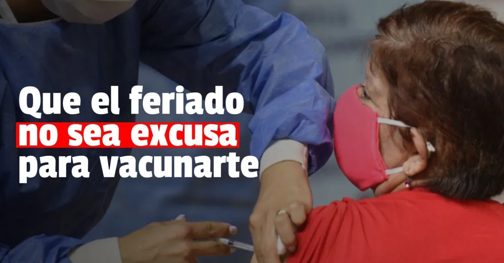 Confirmaron que durante el fin de semana continuará la vacunación contra el Covid