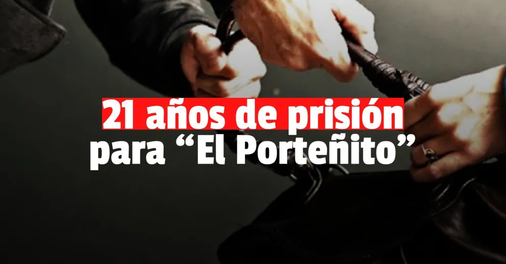 Condenaron al "Porteñito" el ladrón que tiró a una mujer para robarle y luego murió