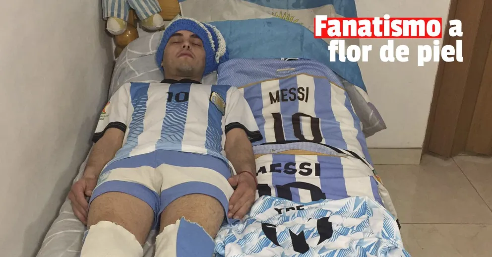 Un sanjuanino fanático de la Selección se volvió viral por un divertido posteo