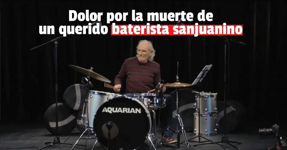 El Adiós al Flaco Soria: murió un reconocido baterista sanjuanino