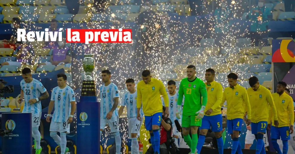 Así sonó el himno en el Maracaná a segundos de la final ante Brasil por la Copa América