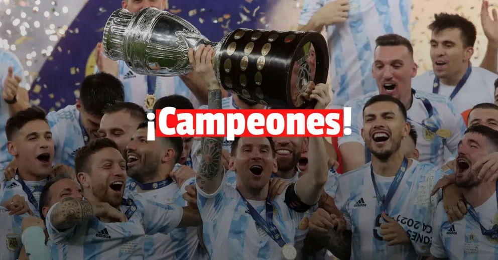 Histórico: Argentina se impuso en el Maracaná y se quedó con la Copa América