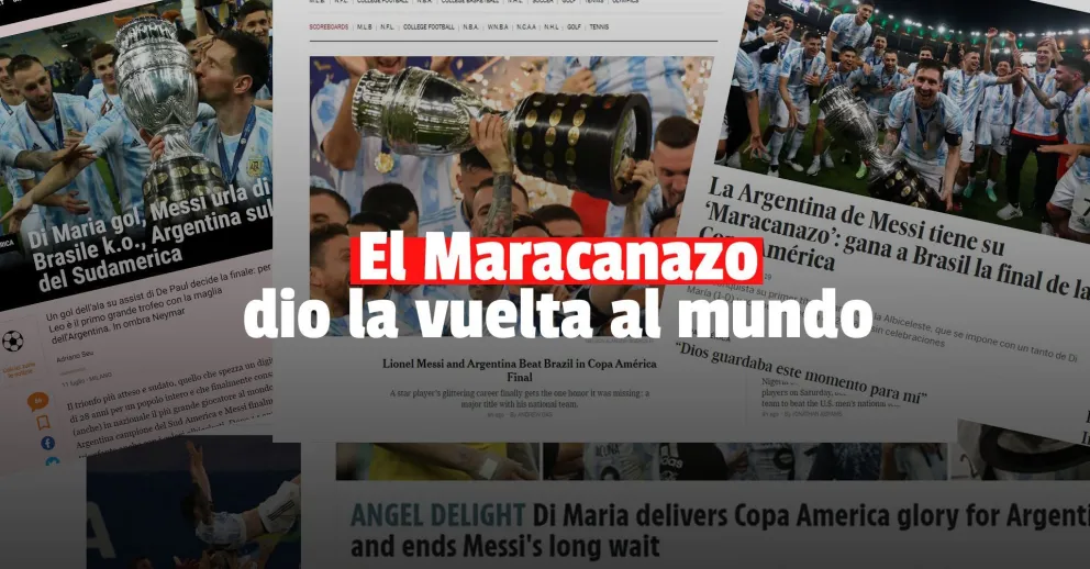 Argentina campeón: los diarios del mundo reflejaron el triunfo