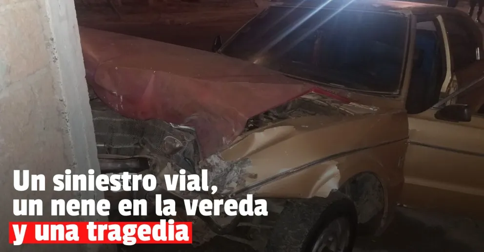 Un nene de 8 años falleció luego de ser embestido por un auto mientras caminaba por la vereda