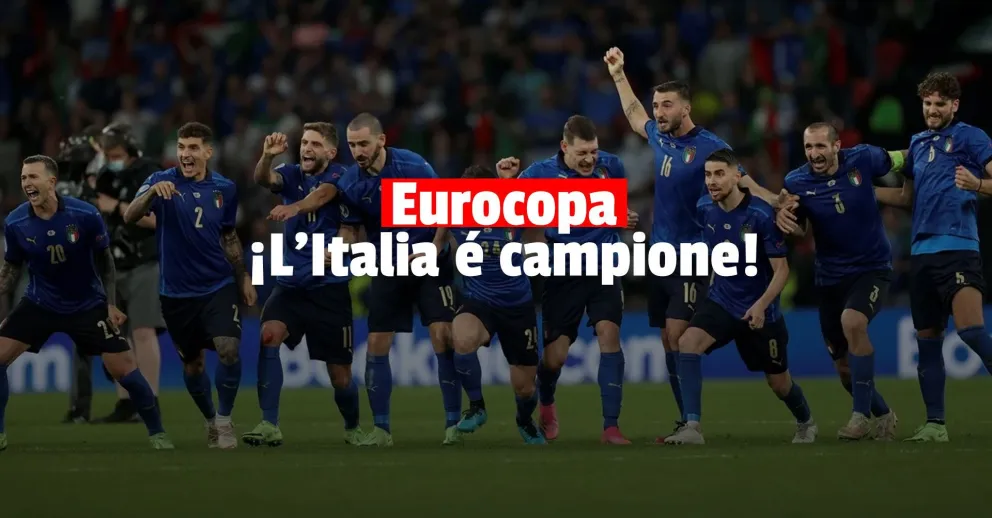 Italia se consagró campeón de la Eurocopa
