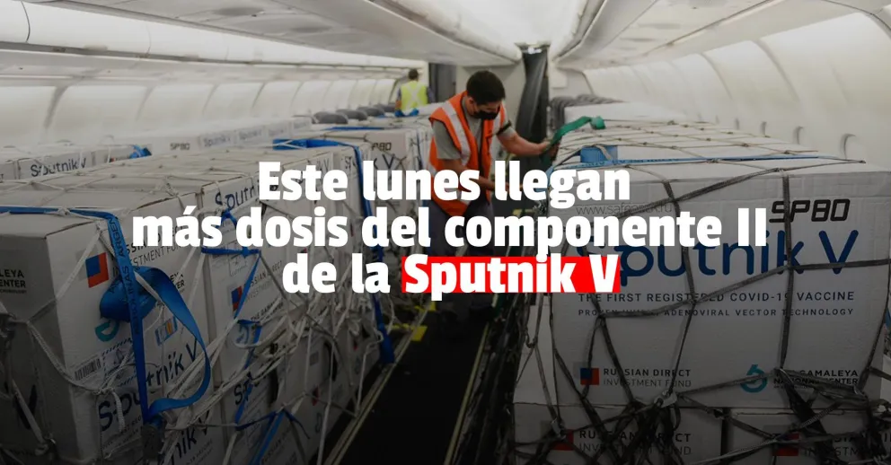 Más de 500 mil segundas dosis de la Sputnik V llegarán a Argentina