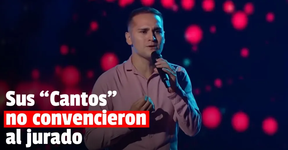 Un policía sanjuanino se presentó en La Voz pero no impactó al jurado