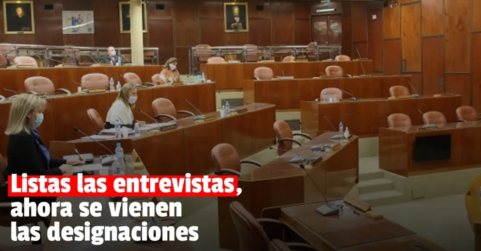 Terminaron las entrevistas para cubrir cargos en el Poder Judicial