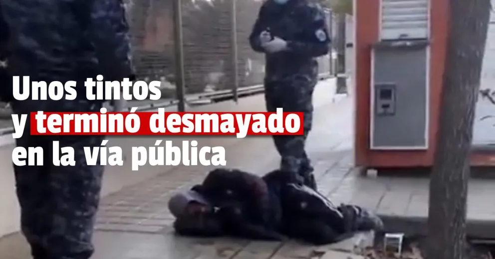 Se desmayó en la vía pública, ¿estaba ebrio?