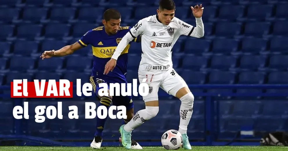 Boca marcó pero se lo anuló el VAR