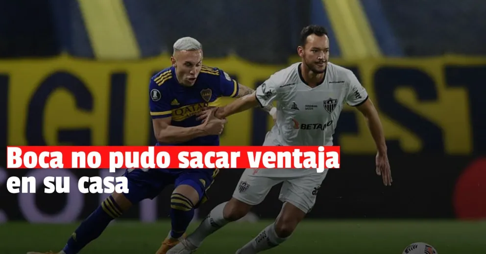 Copa Libertadores: Boca no pasó del empate en la ida ante Atlético Mineiro