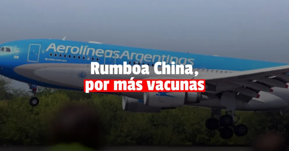 Parte un nuevo vuelo en busca de vacunas Sinopharm