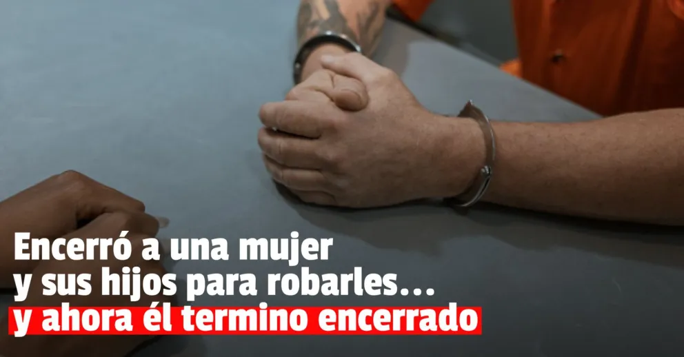 Cayó un peligroso ladrón que apuntó con un arma a una mujer y a sus dos hijos