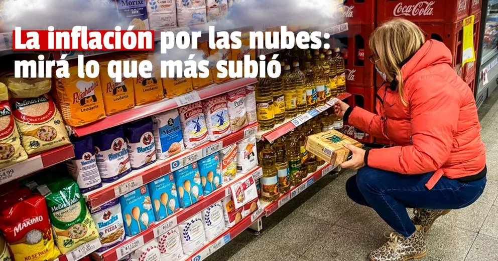 La inflación fue del 3,2% en junio y acumuló 50,2% en el último año