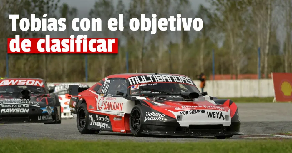 Este sábado Tobías Martínez disputa una fecha clave del TC Mouras