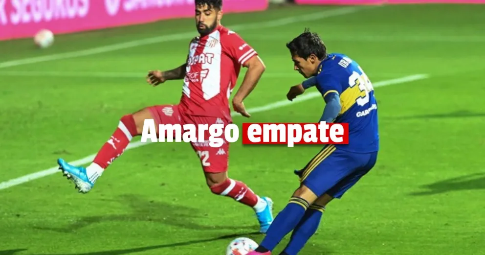 Boca se quedó en el segundo tiempo y Unión le empató a 10 minutos del final