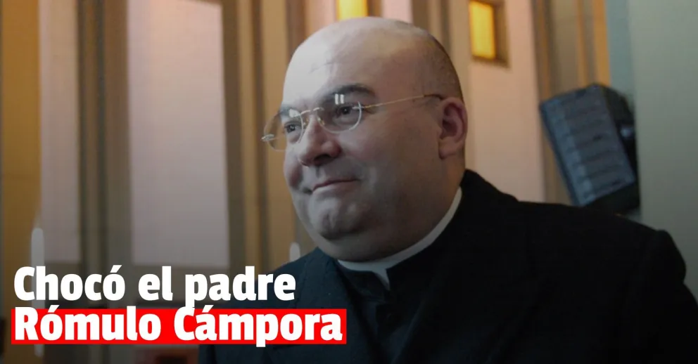 El padre Rómulo Cámpora sufrió un siniestro vial