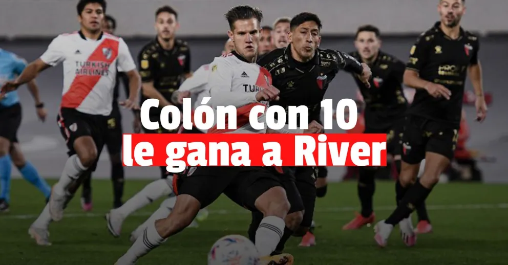 Colón da el golpe en el Monumental y gana 2 a 0