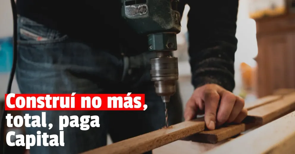 Un empleado de Capital construía en su propia finca con materiales y maquinaria municipales