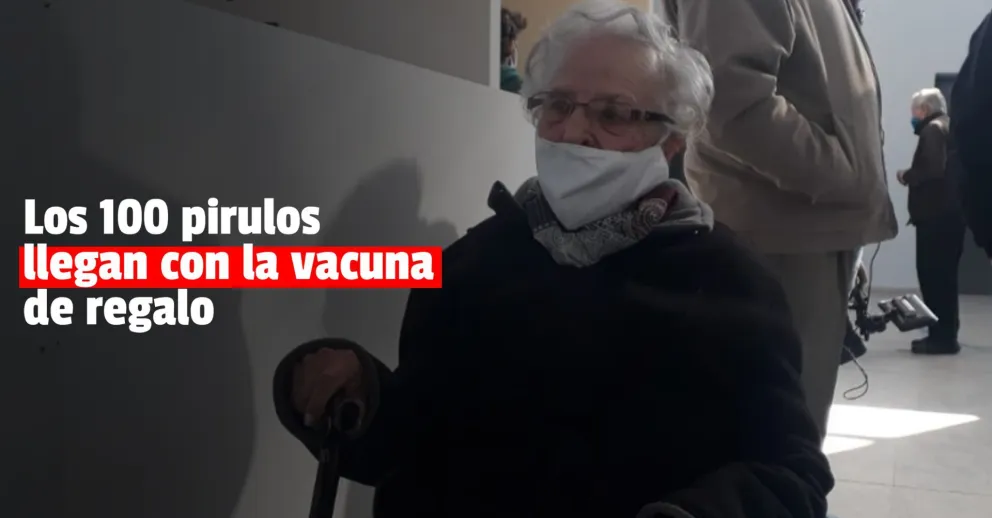 Doña Emilia se vacunó con la segunda dosis de Sputnik el mismo de día de su cumpleaños