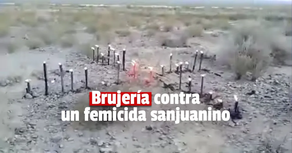 Ullum: encontraron tremendo gualicho contra un femicida condenado a prisión perpetua