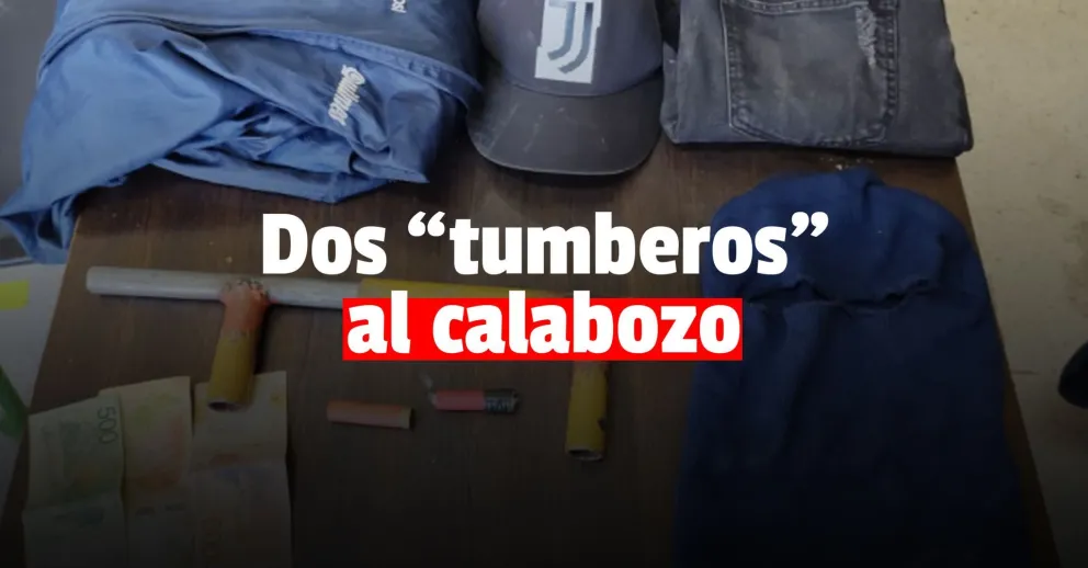 Robaron, los allanaron y le hallaron dos tumberas