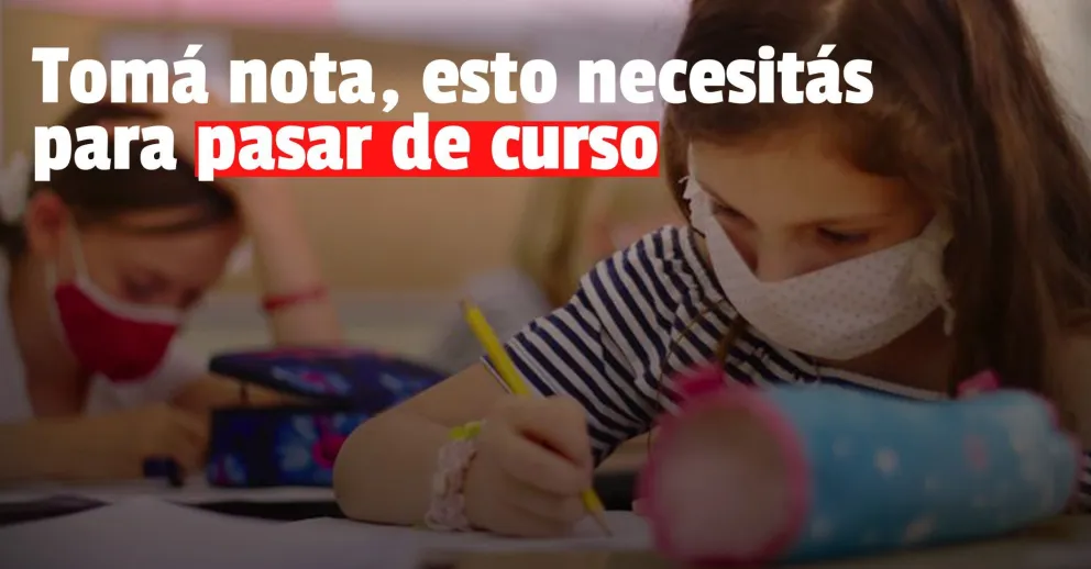 Confirmado: los alumnos tendrán que aprobar el 70% de los contenidos para pasar de grado o año