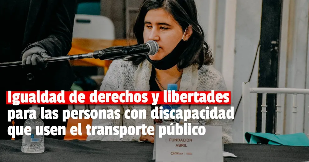 Buscan potenciar la inclusión de personas con discapacidad en el Transporte Público
