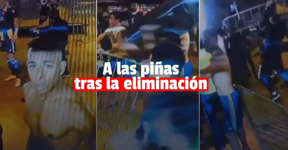Tras la eliminación hubo serios incidentes en Boca vs Mineiro