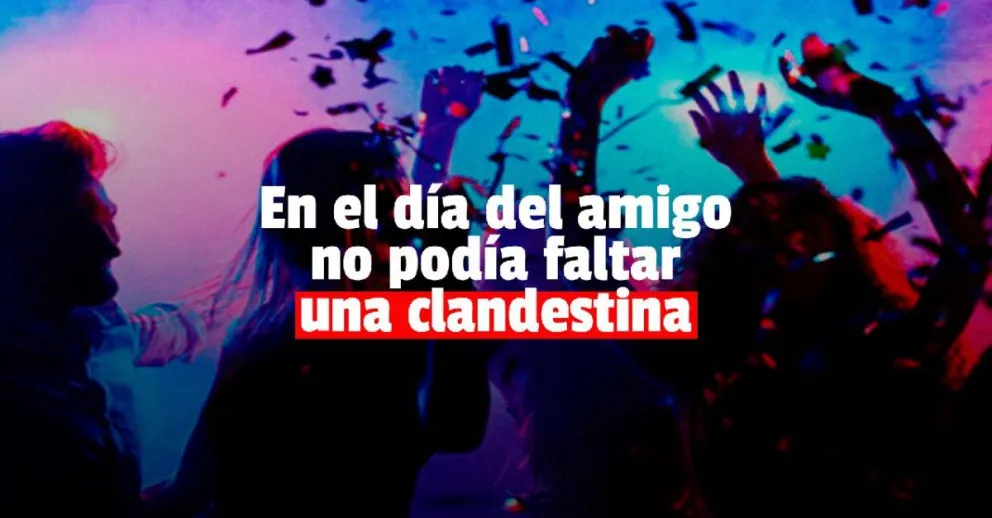 Demoraron a 37 personas por realizar una fiesta clandestina