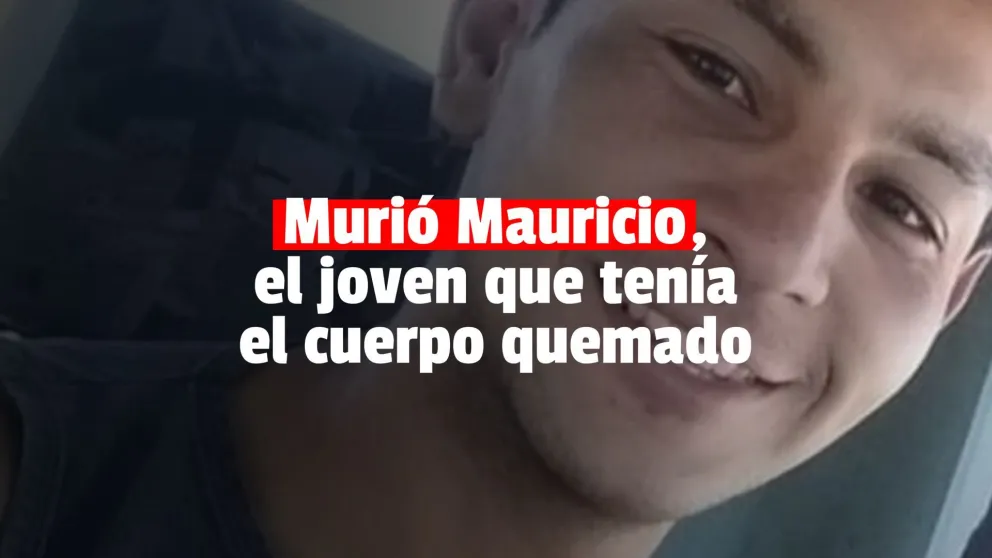 Falleció Mauricio Bajinay, el joven que tenía el cuerpo quemado