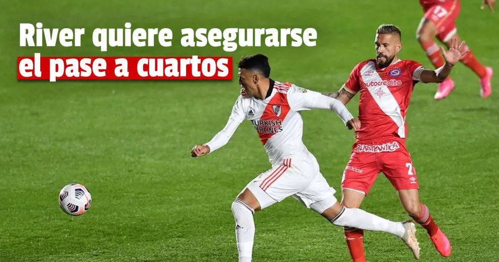 Copa Libertadores: River se impone 2 a 0 ante Argentinos