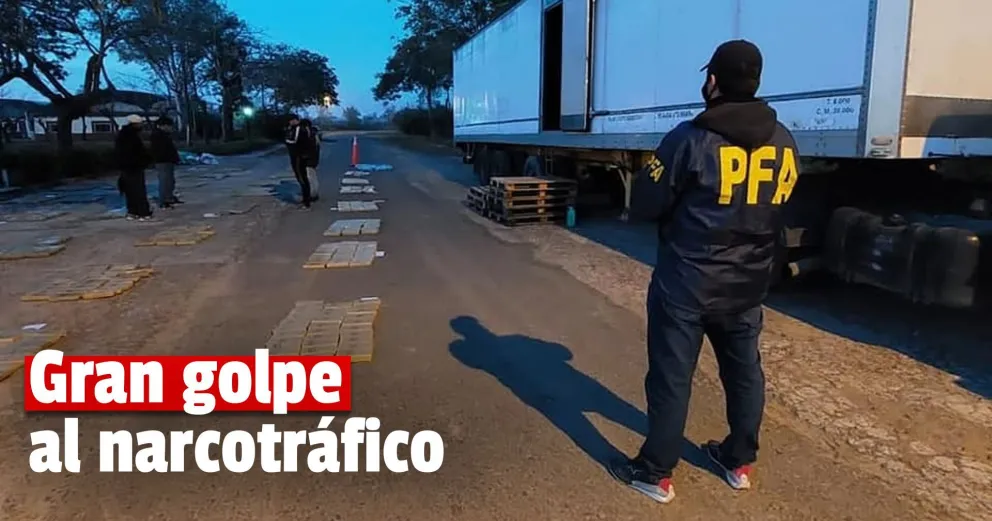 Fotos del operativo antidroga donde secuestraron 800 kilos de marihuana y hay cuatro detenidos