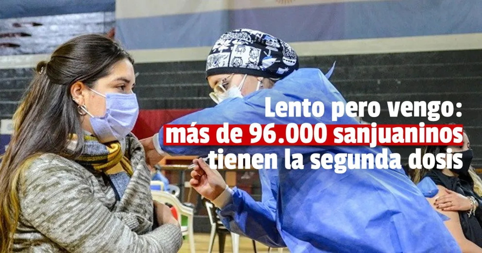 Plan Provincial de Vacunación: ya se aplicaron en San Juan un total de 489.154 dosis