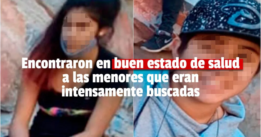 Encontraron a las dos menores que eran intensamente buscadas