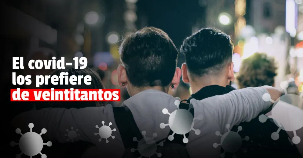 Bajó  la edad de los contagiados por coronavirus: ahora es la franja que va de los 20 a 29 años