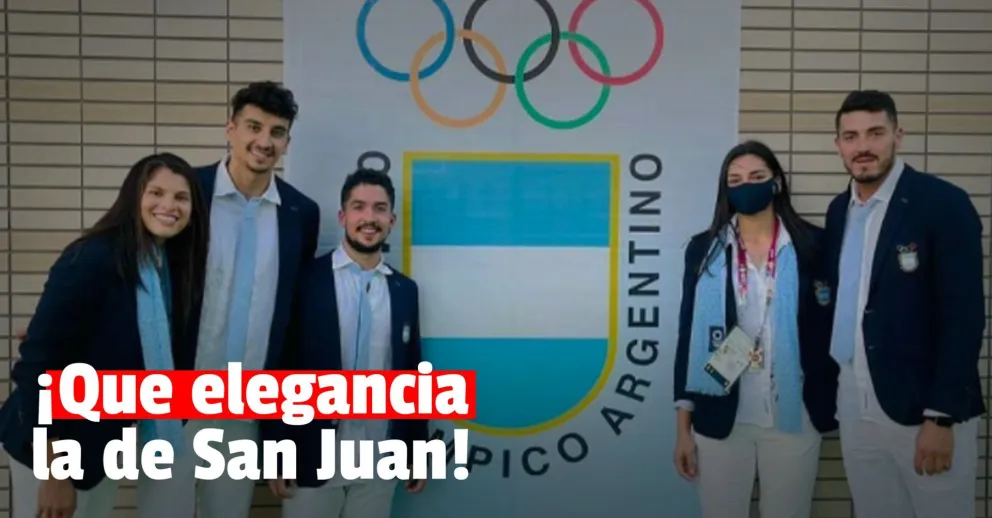 Los sanjuaninos dijeron presente en la apertura de los Juegos Olímpicos