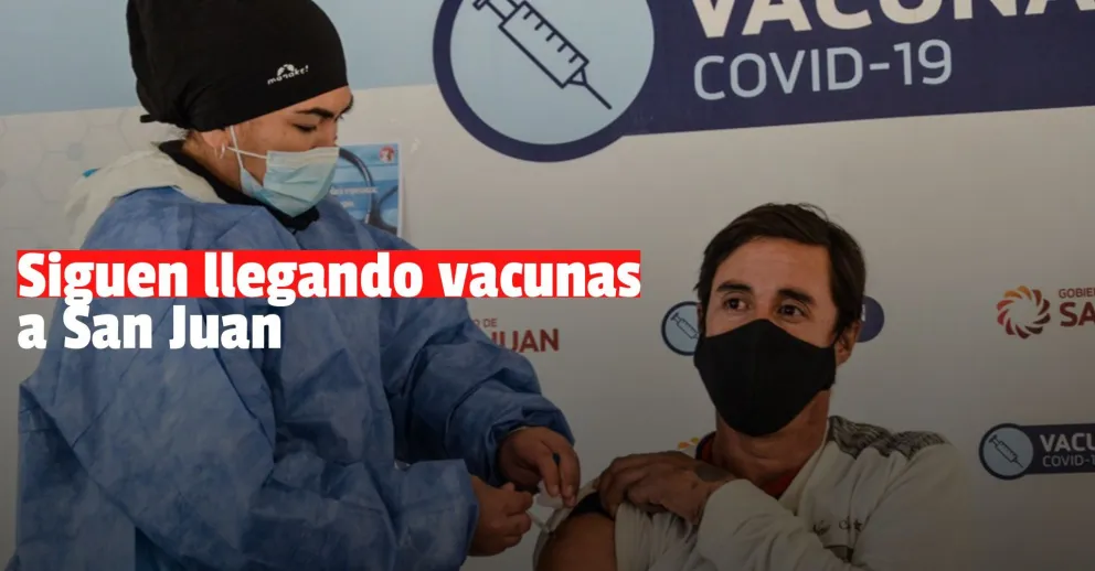 COVID-19: llegaron a San Juan 22.300 vacunas de AstraZeneca