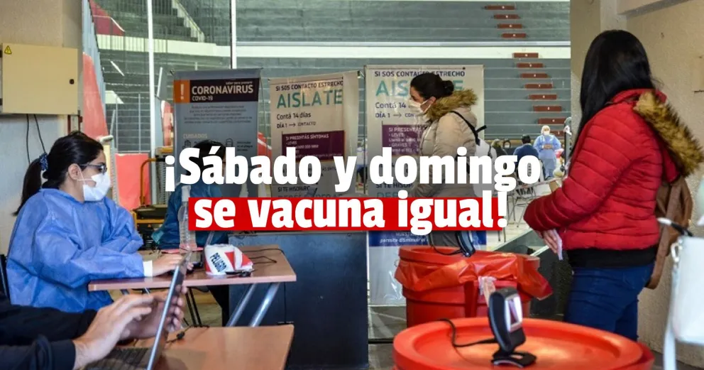 El sábado 24 y domingo 25 de julio se prosigue con la campaña de vacunación COVID-19