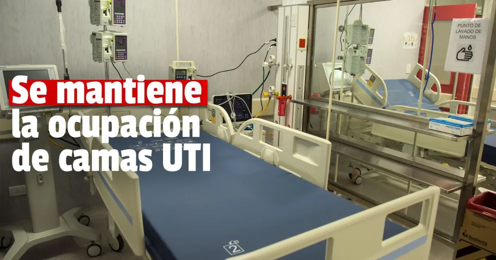 La ocupación de camas UTI fue del 80,7%