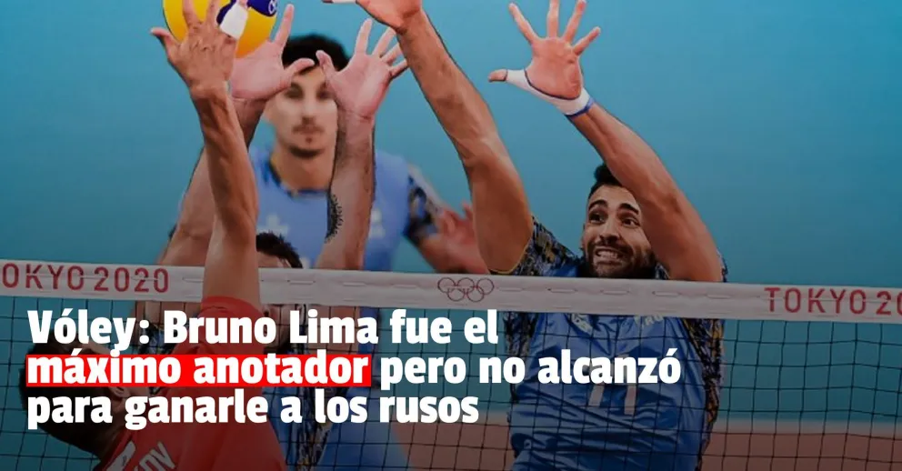 Vóley masculino:  Argentina cayó ante Rusia