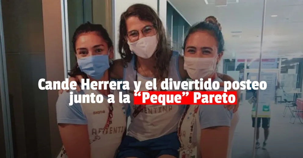 Cande Herrera recibió a la Peque tras su despedida