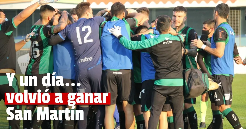 San Martín se reencontró con la victoria y con tres puntos que dan alivio