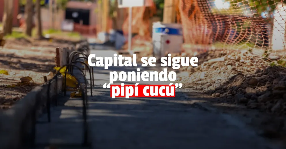 Capital continúa con las obras en el departamento