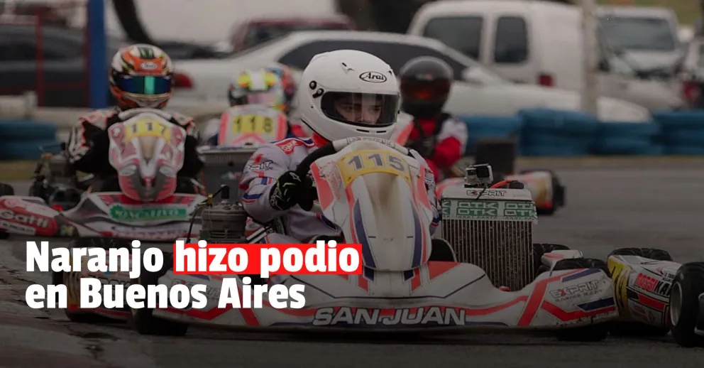  Joaquín Naranjo terminó segundo en la IAME Series Argentina