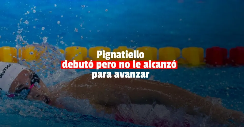 Delfina Pignatiello debutó en Tokio pero quedó eliminada
